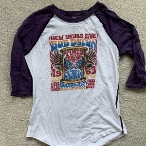 Lucky Brand band baseball t-shirt - small